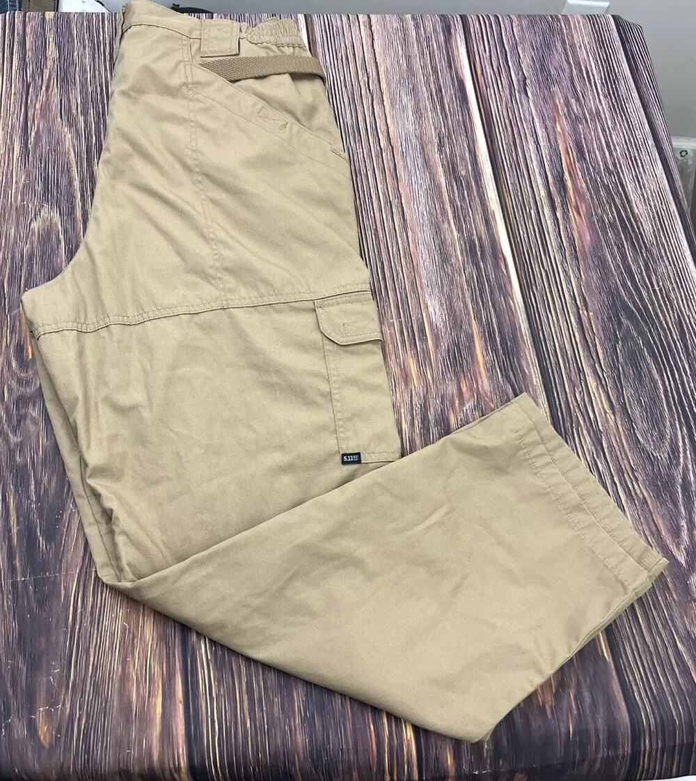 5.11 Tactical Series Biege Cargo Ripstop Pants Mens 40x32 (Actual 40x32)
